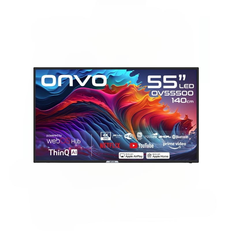ONVO OV55500 55inc 140 cm UHD webOS Smart TV,Uydu Alıcılı
